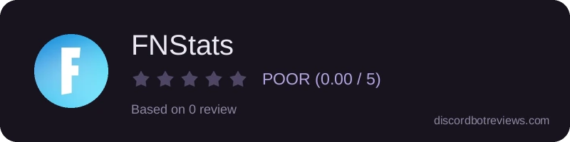 Rating widget preview for FNStats