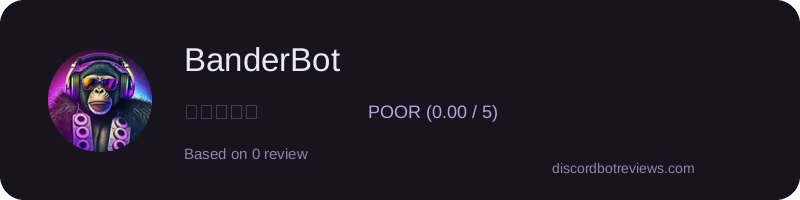 Rating banner for BanderBot