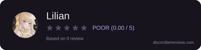 Rating widget preview for Lilian