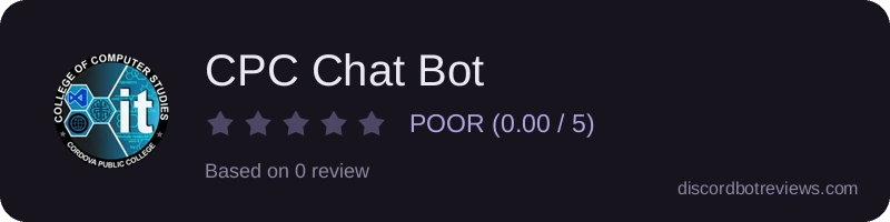 Rating widget preview for CPC Chat Bot