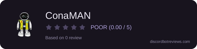 Rating widget preview for ConaMAN