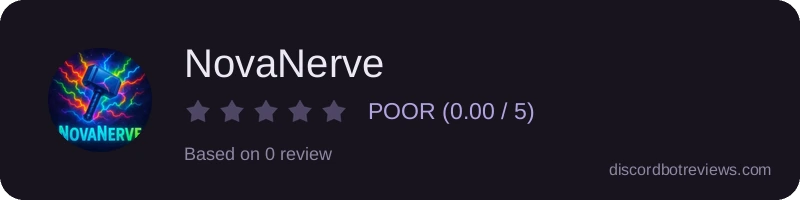 Rating banner for NovaNerve