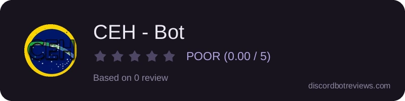 Rating widget preview for CEH - Bot