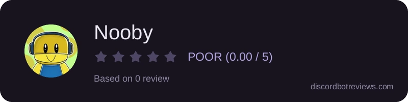 Rating widget preview for Nooby