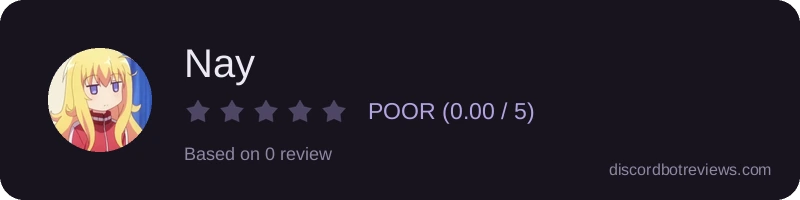 Rating widget preview for Nay