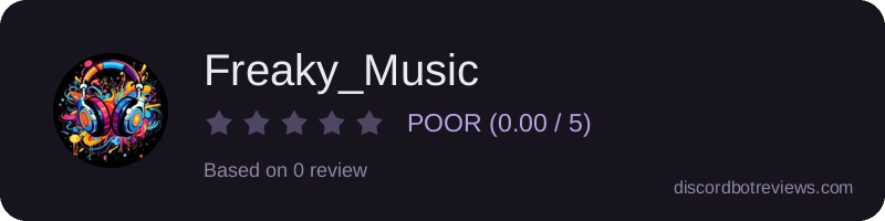 Rating widget preview for Freaky_Music