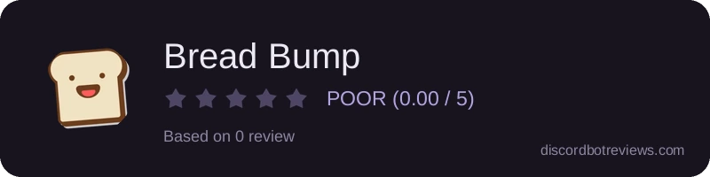 Rating widget preview for Bread Bump
