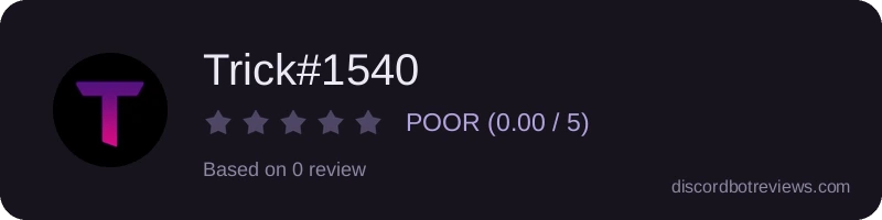 Rating widget preview for Trick#1540