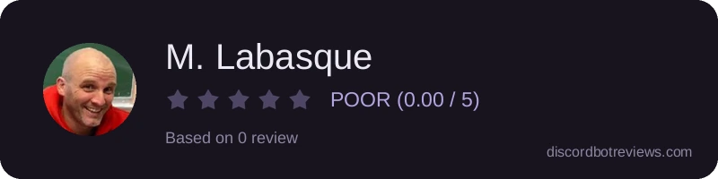 Rating widget preview for M. Labasque