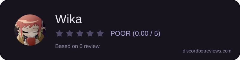Rating widget preview for Wika