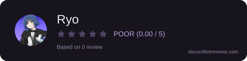 Rating widget preview for Ryo