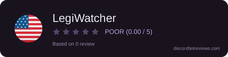 Rating widget preview for LegiWatcher