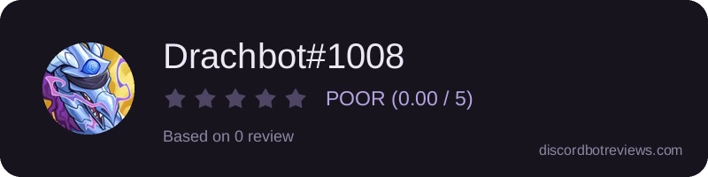 Rating widget preview for Drachbot#1008
