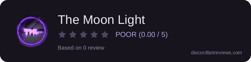 Rating widget preview for The Moon Light