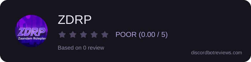 Rating widget preview for ZDRP