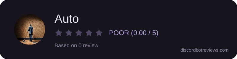Rating widget preview for Auto