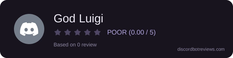 Rating banner for God Luigi