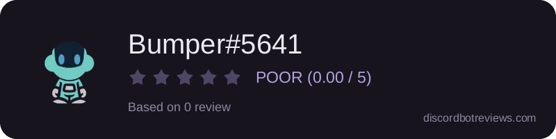 Rating widget preview for Bumper#5641