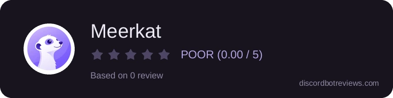 Rating widget preview for Meerkat