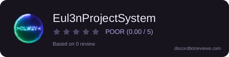 Rating widget preview for Eul3nProjectSystem