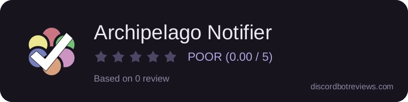 Rating widget preview for Archipelago Notifier