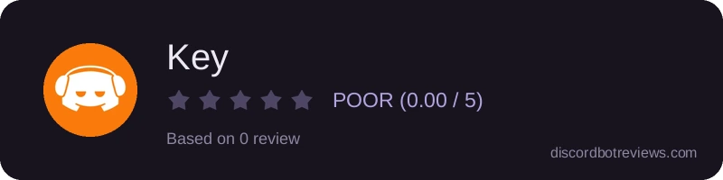 Rating widget preview for Key