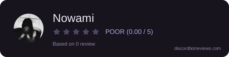 Rating widget preview for Nowami