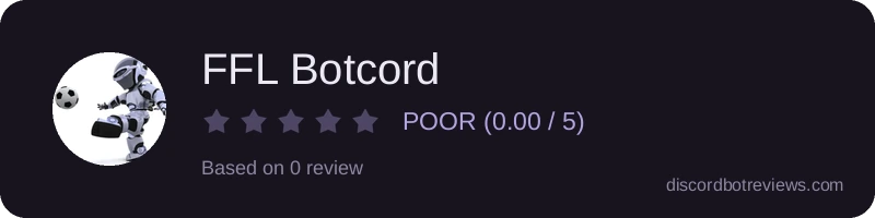 Rating widget preview for FFL Botcord