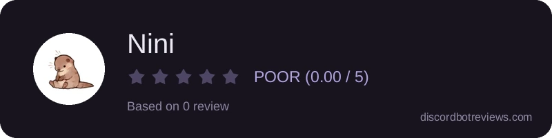 Rating widget preview for Nini