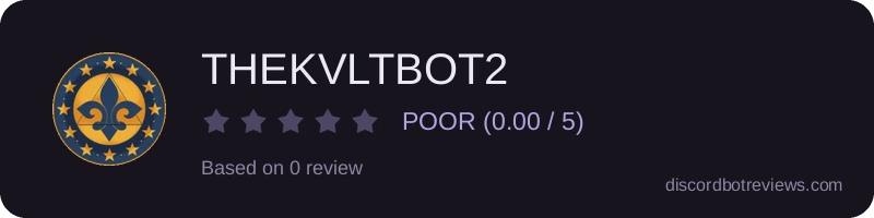 Rating widget preview for THEKVLTBOT2