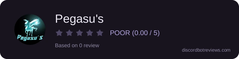 Rating widget preview for Pegasu's