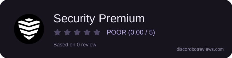 Rating banner for Security Premium