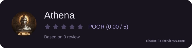 Rating widget preview for Athena