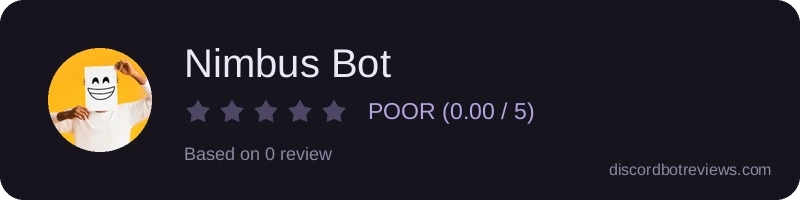 Rating banner for Nimbus Bot 