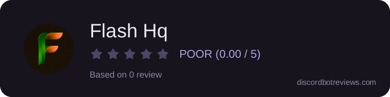 Rating widget preview for Flash Hq