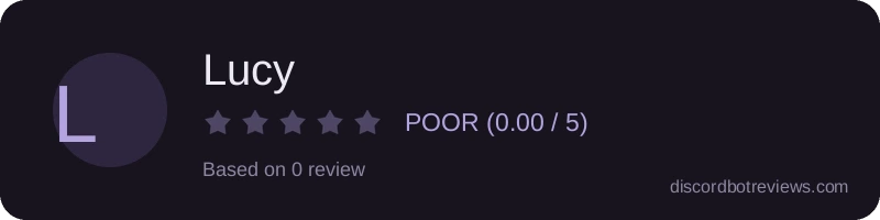 Rating widget preview for Lucy