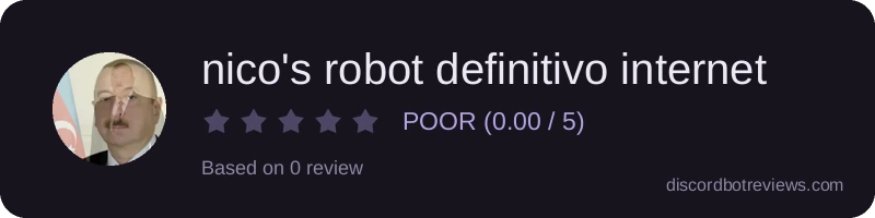 Rating widget preview for nico's robot definitivo internet