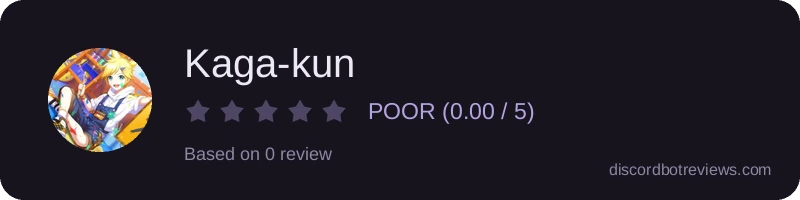 Rating widget preview for Kaga-kun