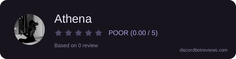 Rating widget preview for Athena