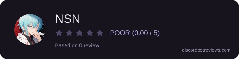 Rating widget preview for NSN