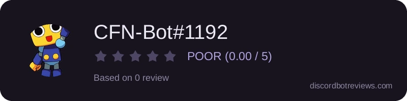 Rating widget preview for CFN-Bot#1192