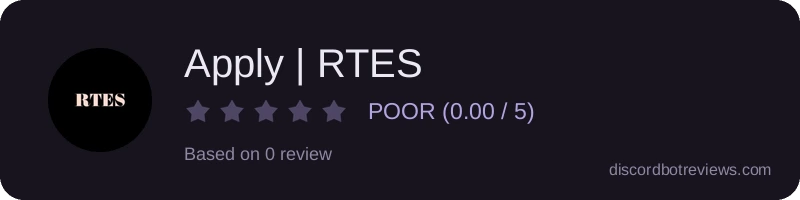 Rating widget preview for Apply | RTES