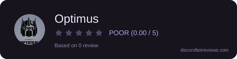 Rating widget preview for Optimus