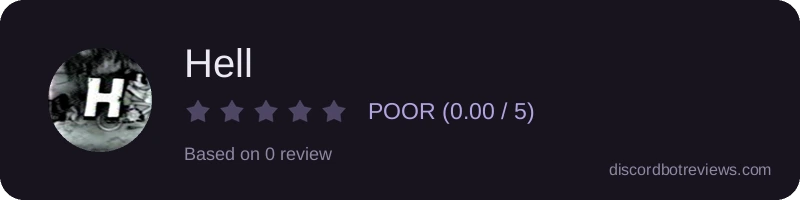 Rating widget preview for Hell