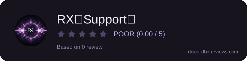 Rating banner for RX【Support】