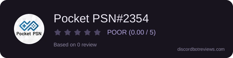 Rating widget preview for Pocket PSN#2354