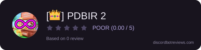 Rating widget preview for [👑] PDBIR 2