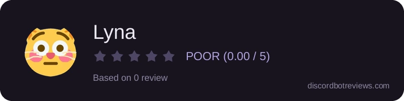 Rating widget preview for Lyna