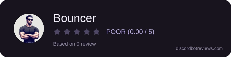Rating banner for Bouncer
