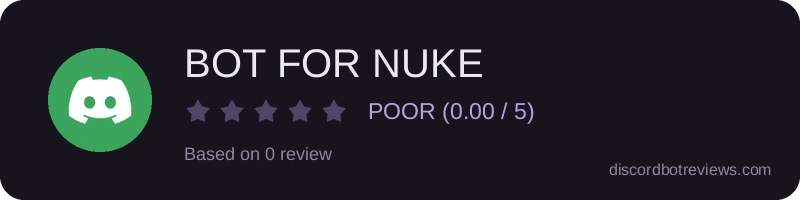 Rating widget preview for BOT FOR NUKE
